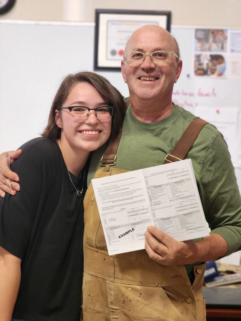 Instructor student image on The Story of Trade Winds to Success: Building Lives, Careers, and Alberta’s Economy