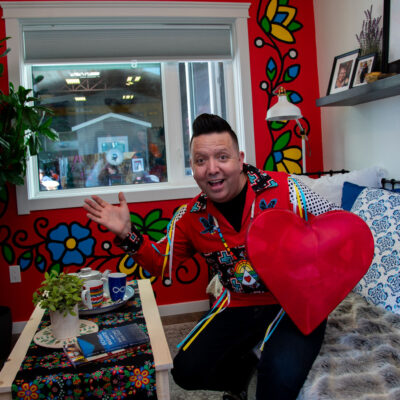 Lance heart image on Honouring a Legacy: Trade Winds to Success Unveils Eco-Smart Small Home with Cree Artist Lance Cardinal