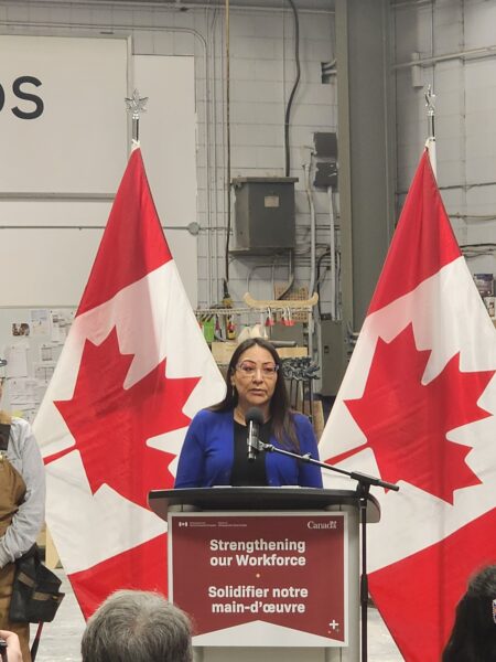 lady image on The Honourable Steven MacKinnon Announces $5 Million Funding Agreement to Support Indigenous People Pursuing Careers in Red Seal Trades