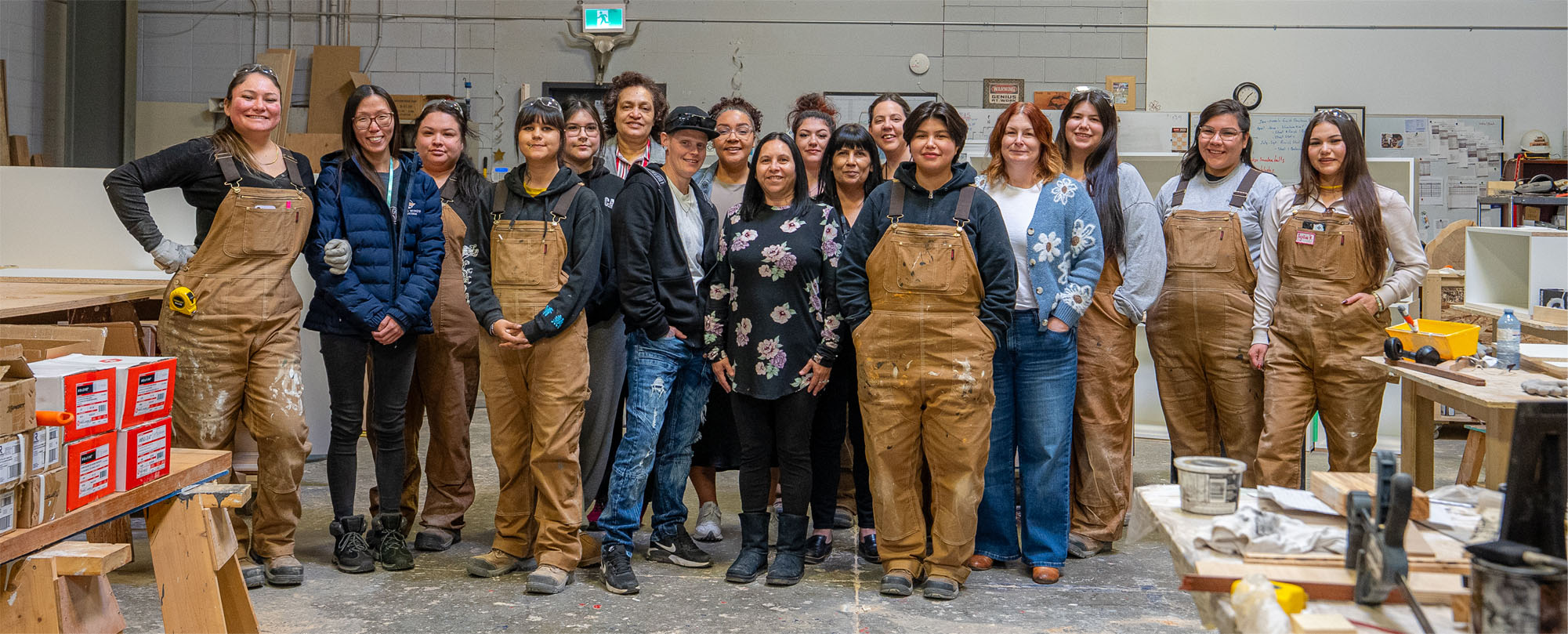 women group image on Indigenous women break barriers in the trades, fill critical gaps as Alberta seeks thousands of construction workers to meet growing demand